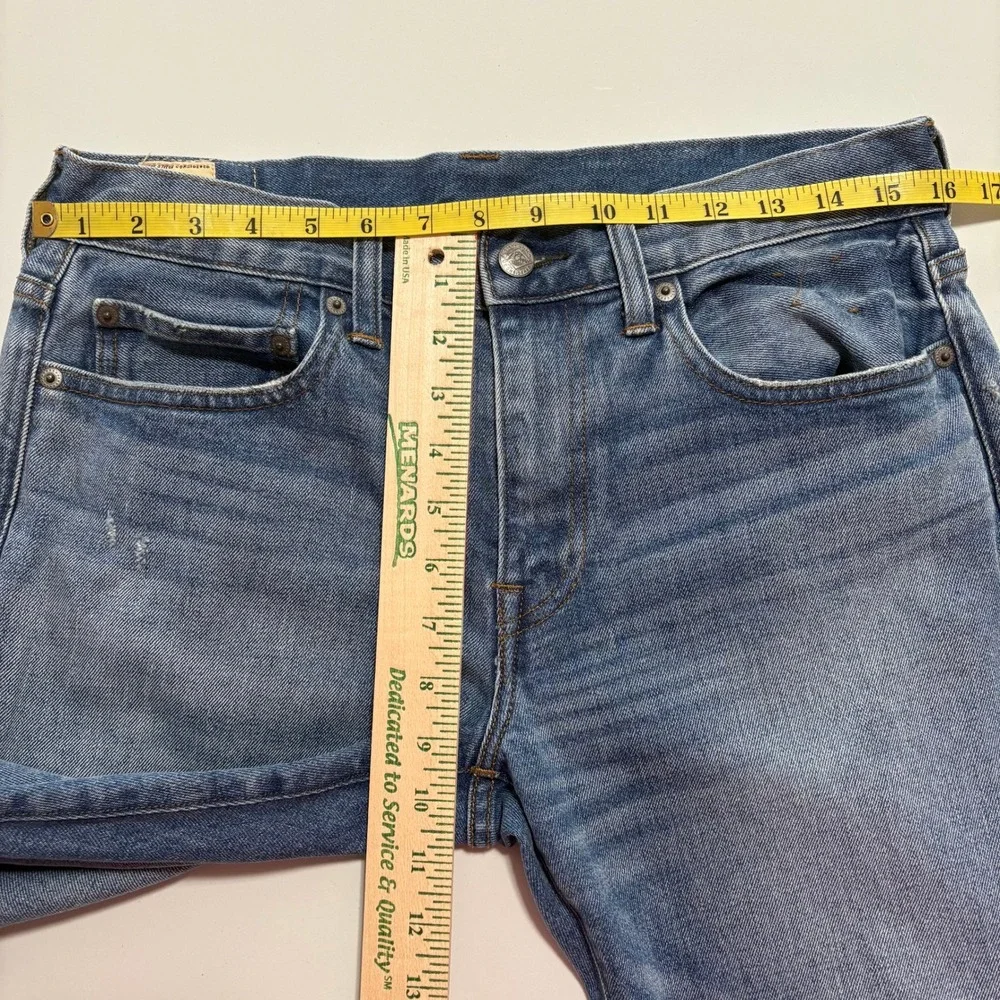 J Crew 484 Slim Fit Jeans Mens 32x34 Blue Medium Wash Stretch Denim Pants Preppy